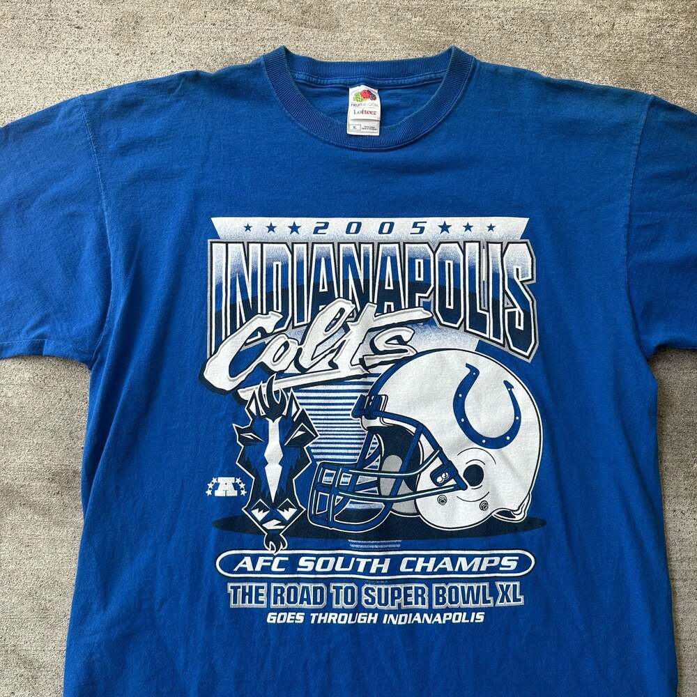 Vintage 2005 Indianapolis Colts AFC South Champs 'The Road to Super Bowl XL' Gra